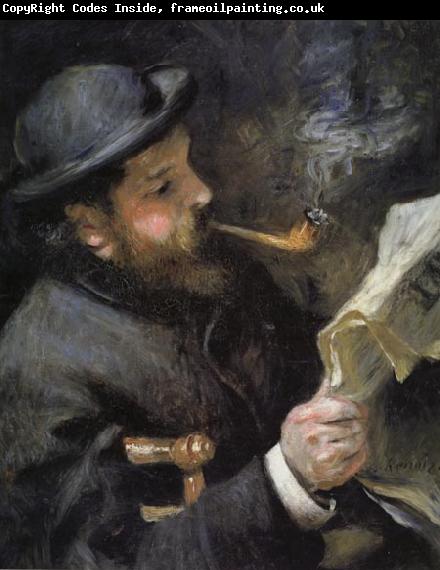 Pierre Renoir Chaude Monet Reading
